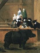 exhibition of a rhinoceros at venice Pietro